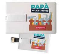 My Custom Style Pen Drive USB 8,3x5,2x0,03cm#Festa papà Aggiustatutto#8Gb