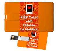 My Custom Style Pen Drive USB 8,3x5,2x0,03cm#Mamma KeepCalm#32Gb