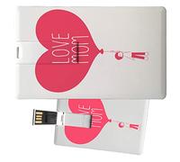 My Custom Style Pen Drive USB 8,3x5,2x0,03cm#Mamma LoveMom1#8Gb