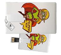 My Custom Style Pen Drive USB 8,3x5,2x0,03cm#Mamma SuperMom1#32Gb