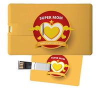 My Custom Style Pen Drive USB 8,3x5,2x0,03cm#Mamma SuperMom3#32Gb