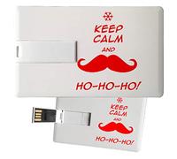 My Custom Style Pen Drive USB 8,3x5,2x0,03cm#Natale-KeepCalm#16Gb