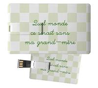 My Custom Style Pen Drive USB 8,3x5,2x0,03cm#Nonni-Ma Grand-mère#16Gb