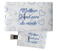 My Custom Style Pen Drive USB 8,3x5,2x0,03cm#Nonni-Meilleur Grand-père#32Gb