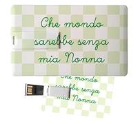 My Custom Style Pen Drive USB 8,3x5,2x0,03cm#Nonni-Mia Nonna#16Gb