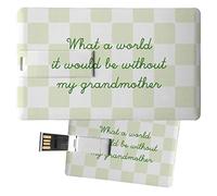 My Custom Style Pen Drive USB 8,3x5,2x0,03cm#Nonni-My Grandmother#32Gb