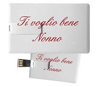 My Custom Style Pen Drive USB 8,3x5,2x0,03cm#Nonni-Nonno bene#16Gb