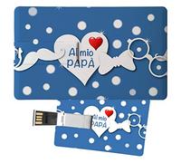 My Custom Style Pen Drive USB 8,3x5,2x0,03cm#Papà-AlMioPapà#32Gb
