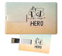 My Custom Style Pen Drive USB 8,3x5,2x0,03cm#Papà-DadHero#16Gb