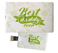My Custom Style Pen Drive USB 8,3x5,2x0,03cm#Papà-EverDad1#8Gb