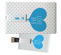 My Custom Style Pen Drive USB 8,3x5,2x0,03cm#Papà-LoveDad#16Gb