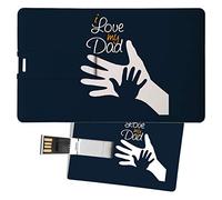 My Custom Style Pen Drive USB 8,3x5,2x0,03cm#Papà-LoveDad4#16Gb