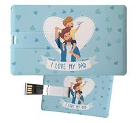 My Custom Style Pen Drive USB 8,3x5,2x0,03cm#Papà-LoveDad5#32Gb