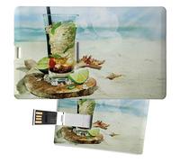 My Custom Style Pen Drive USB 8,3x5,2x0,03cm#Summer Time - Drink#8Gb