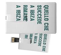 My Custom Style Pen Drive USB 8,3x5,2x0,03cm#Summer Time - Ibiza#8Gb