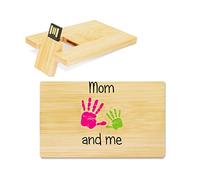 My Custom Style PenDrive USB legno card 8,9x5,4x1,3cm#Mamma Mom and Me#16Gb