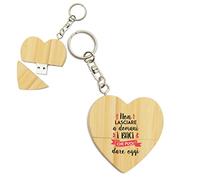 My Custom Style PenDrive USB legno cuore 5x5,3x1cm#Amore-I Baci#16Gb