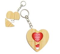 My Custom Style PenDrive USB legno cuore 5x5,3x1cm#Amore-I Sogni#16Gb