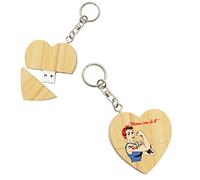 My Custom Style PenDrive USB legno cuore 5x5,3x1cm#Mamma can do it#16Gb