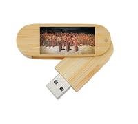 My Custom Style PenDrive USB legno rotante 6,5x2,2x1,3cm#arte-Quarto stato, Pellizza da Volpedo#16Gb