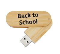 My Custom Style PenDrive USB legno rotante 6,5x2,2x1,3cm#Back To School#16Gb