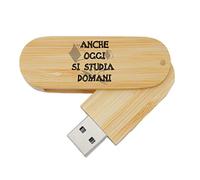My Custom Style PenDrive USB legno rotante 6,5x2,2x1,3cm#Studio domani#16Gb