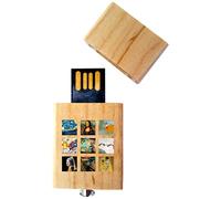 My Custom Style PenDrive USB legno4,5x2,5x0,8cm#arte-collezione autori vari#16Gb