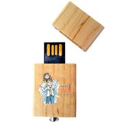 My Custom Style PenDrive USB legno4,5x2,5x0,8cm#Best Dad in the World#32Gb
