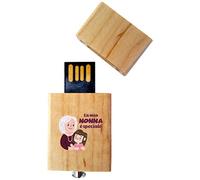 My Custom Style PenDrive USB legno4,5x2,5x0,8cm#Nonni-Mia Nonna Speciale#32Gb