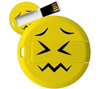 My Custom Style PenDrive USB tonda 4,3cm-0,3mm#Smile - Disperato#16Gb