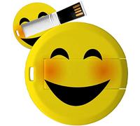 My Custom Style PenDrive USB tonda 4,3cm-0,3mm#Smile - Emozionato#32Gb