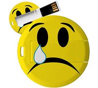 My Custom Style PenDrive USB tonda 4,3cm-0,3mm#Smile - Lacrima#16Gb