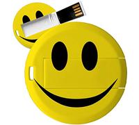 My Custom Style PenDrive USB tonda 4,3cm-0,3mm#Smile - Sorriso#16Gb