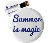 My Custom Style PenDrive USB tonda 4,3cm-0,3mm#Summer Time - Magic#32Gb