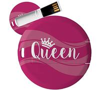My Custom Style PenDrive USB tonda 4,3cm-0,3mm#Summer Time - Queen#16Gb