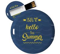 My Custom Style PenDrive USB tonda 4,3cm-0,3mm#Summer Time - Summer 3#16Gb