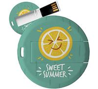 My Custom Style PenDrive USB tonda 4,3cm-0,3mm#Summer Time - Sweet Summer#32Gb