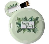My Custom Style PenDrive USB tonda 4,3cm-0,3mm#Summer Time - Tropical Paradise#16Gb