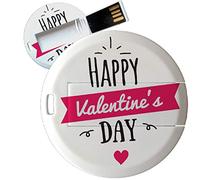 My Custom Style PenDrive USB tonda 4,3cm#Amore-Happy Day 2#32Gb