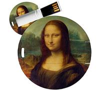 My Custom Style PenDrive USB tonda 4,3cm#arte-Gioconda, Leonardo#32Gb 3.0