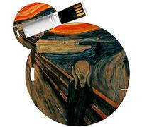 My Custom Style PenDrive USB tonda 4,3cm#arte-L'urlo, Munch#32Gb 3.0