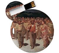 My Custom Style PenDrive USB tonda 4,3cm#arte-Quarto stato, Pellizza da Volpedo#32Gb 3.0