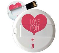 My Custom Style PenDrive USB tonda 4,3cm#Mamma LoveMom1#32Gb 3.0