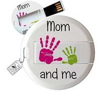 My Custom Style PenDrive USB tonda 4,3cm#Mamma Mom and Me#32Gb 3.0