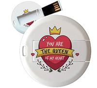 My Custom Style PenDrive USB tonda 4,3cm#Mamma Queen#32Gb