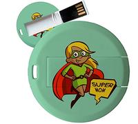 My Custom Style PenDrive USB tonda 4,3cm#Mamma SuperMom1#32Gb