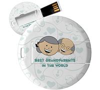 My Custom Style PenDrive USB tonda 4,3cm#Nonni-Best Grandparents#32Gb