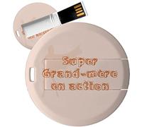 My Custom Style PenDrive USB tonda 4,3cm#Nonni-Grand-mère action#32Gb
