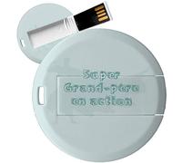 My Custom Style PenDrive USB tonda 4,3cm#Nonni-Grand-père action#32Gb