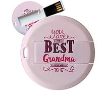 My Custom Style PenDrive USB tonda 4,3cm#Nonni-Grandma#32Gb 3.0